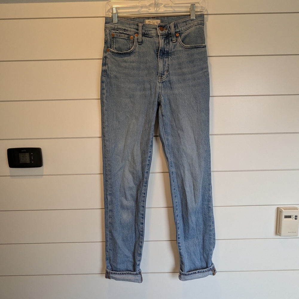 Madewell The Perfect Vintage Jean Size 25T / 0 High Rise Light Wash - Picture 7 of 15